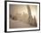 Snow-Covered Trees and Path Through Winter Landscape-Marcus Lange-Framed Photographic Print