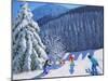 Snow Covered Trees, La Clusaz, France, 2015-Andrew Macara-Mounted Giclee Print