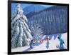 Snow Covered Trees, La Clusaz, France, 2015-Andrew Macara-Framed Giclee Print