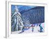 Snow Covered Trees, La Clusaz, France, 2015-Andrew Macara-Framed Giclee Print