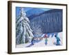 Snow Covered Trees, La Clusaz, France, 2015-Andrew Macara-Framed Giclee Print