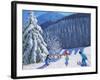 Snow Covered Trees, La Clusaz, France, 2015-Andrew Macara-Framed Giclee Print