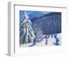 Snow Covered Trees, La Clusaz, France, 2015-Andrew Macara-Framed Giclee Print