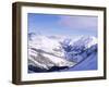 Snow-Covered Valley and Ski Resort Town of Lech, Austrian Alps, Lech, Arlberg, Austria-Richard Nebesky-Framed Photographic Print