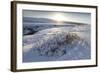 Snow-Covered Winter Landscape Near Gullfoss Waterfall, Iceland, Polar Regions-Lee Frost-Framed Photographic Print