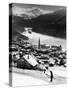 Snow-Covered Winter-Resort Village St. Moritz-Alfred Eisenstaedt-Stretched Canvas