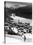 Snow-Covered Winter-Resort Village St. Moritz-Alfred Eisenstaedt-Stretched Canvas