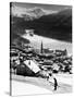 Snow-Covered Winter-Resort Village St. Moritz-Alfred Eisenstaedt-Stretched Canvas