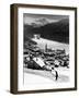 Snow-Covered Winter-Resort Village St. Moritz-Alfred Eisenstaedt-Framed Photographic Print