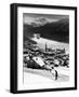 Snow-Covered Winter-Resort Village St. Moritz-Alfred Eisenstaedt-Framed Photographic Print