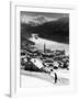 Snow-Covered Winter-Resort Village St. Moritz-Alfred Eisenstaedt-Framed Photographic Print