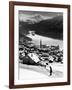 Snow-Covered Winter-Resort Village St. Moritz-Alfred Eisenstaedt-Framed Photographic Print