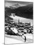 Snow-Covered Winter-Resort Village St. Moritz-Alfred Eisenstaedt-Mounted Photographic Print
