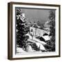 Snow-Covered Winter-Resort Village St. Moritz-Alfred Eisenstaedt-Framed Premium Photographic Print