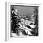 Snow-Covered Winter-Resort Village St. Moritz-Alfred Eisenstaedt-Framed Premium Photographic Print