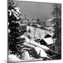 Snow-Covered Winter-Resort Village St. Moritz-Alfred Eisenstaedt-Mounted Premium Photographic Print