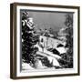 Snow-Covered Winter-Resort Village St. Moritz-Alfred Eisenstaedt-Framed Photographic Print