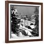 Snow-Covered Winter-Resort Village St. Moritz-Alfred Eisenstaedt-Framed Photographic Print