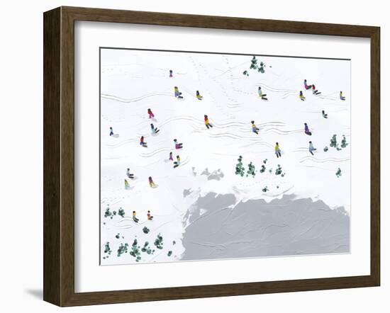 Snow Day - Ski Time-Kristine Hegre-Framed Giclee Print