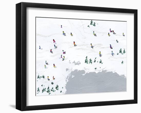 Snow Day - Ski Time-Kristine Hegre-Framed Giclee Print