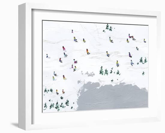 Snow Day - Ski Time-Kristine Hegre-Framed Giclee Print