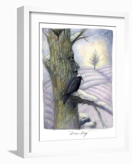 Snow Day-Art and a Little Magic-Framed Giclee Print