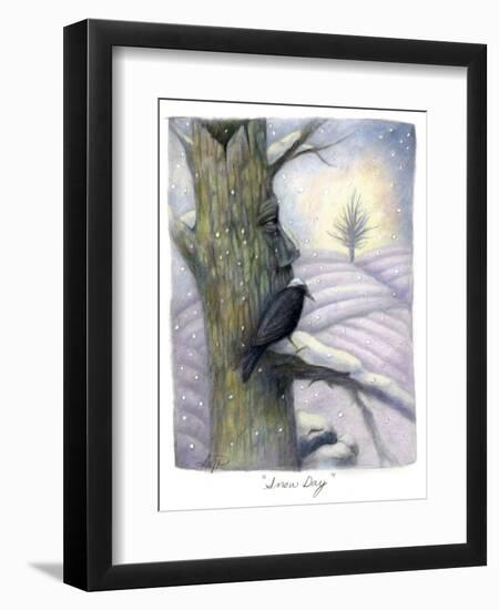 Snow Day-Art and a Little Magic-Framed Giclee Print