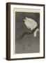 Snow Eagle on a Branch, 1910-30 (Colour Woodcut)-Ohara Koson-Framed Giclee Print