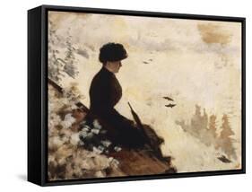 Snow Effect, 1880-Giuseppe De Nittis-Framed Stretched Canvas