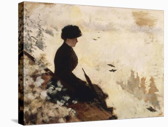 Snow Effect, 1880-Giuseppe De Nittis-Stretched Canvas
