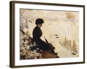 Snow Effect, 1880-Giuseppe De Nittis-Framed Giclee Print