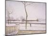 Snow Effect (Effet De Neige) C. 1880-1885-Alfred Sisley-Mounted Giclee Print