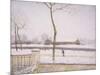 Snow Effect (Effet De Neige) C. 1880-1885-Alfred Sisley-Mounted Giclee Print