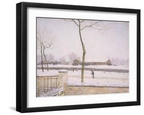 Snow Effect (Effet De Neige) C. 1880-1885-Alfred Sisley-Framed Giclee Print