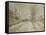 Snow Effect-Claude Monet-Framed Stretched Canvas