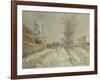 Snow Effect-Claude Monet-Framed Giclee Print