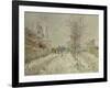 Snow Effect-Claude Monet-Framed Giclee Print