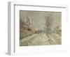 Snow Effect-Claude Monet-Framed Premium Giclee Print