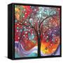 Snow Fall-Megan Aroon Duncanson-Framed Stretched Canvas