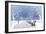 Snow falling in City Park-Milovelen-Framed Premium Giclee Print