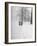 Snow Falling While People Take a Stroll Across Campus of Winchester College-Cornell Capa-Framed Photographic Print