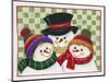 Snow Family II-Beverly Johnston-Mounted Giclee Print