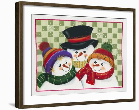 Snow Family II-Beverly Johnston-Framed Giclee Print