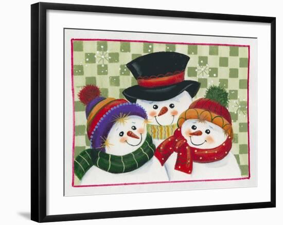 Snow Family II-Beverly Johnston-Framed Giclee Print