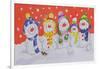 Snow Family-Diane Matthes-Framed Giclee Print