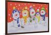 Snow Family-Diane Matthes-Framed Giclee Print