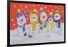 Snow Family-Diane Matthes-Framed Giclee Print