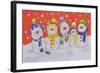 Snow Family-Diane Matthes-Framed Giclee Print