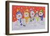 Snow Family-Diane Matthes-Framed Giclee Print