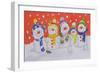 Snow Family-Diane Matthes-Framed Giclee Print